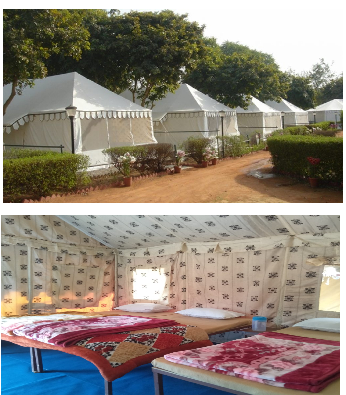 Tent camping services